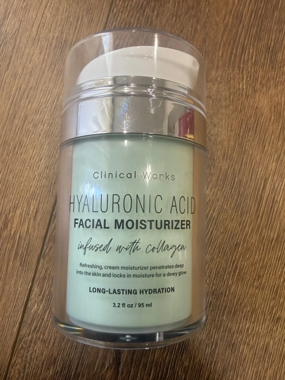 Clinical Works Hyaluronic Acid Facial Moisturizer - Light Mint